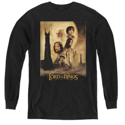Lord Of The Rings Trilogy, The Tt Poster - Youth Long Sleeve T-Shirt Youth Long Sleeve T-Shirt Lord Of The Rings   