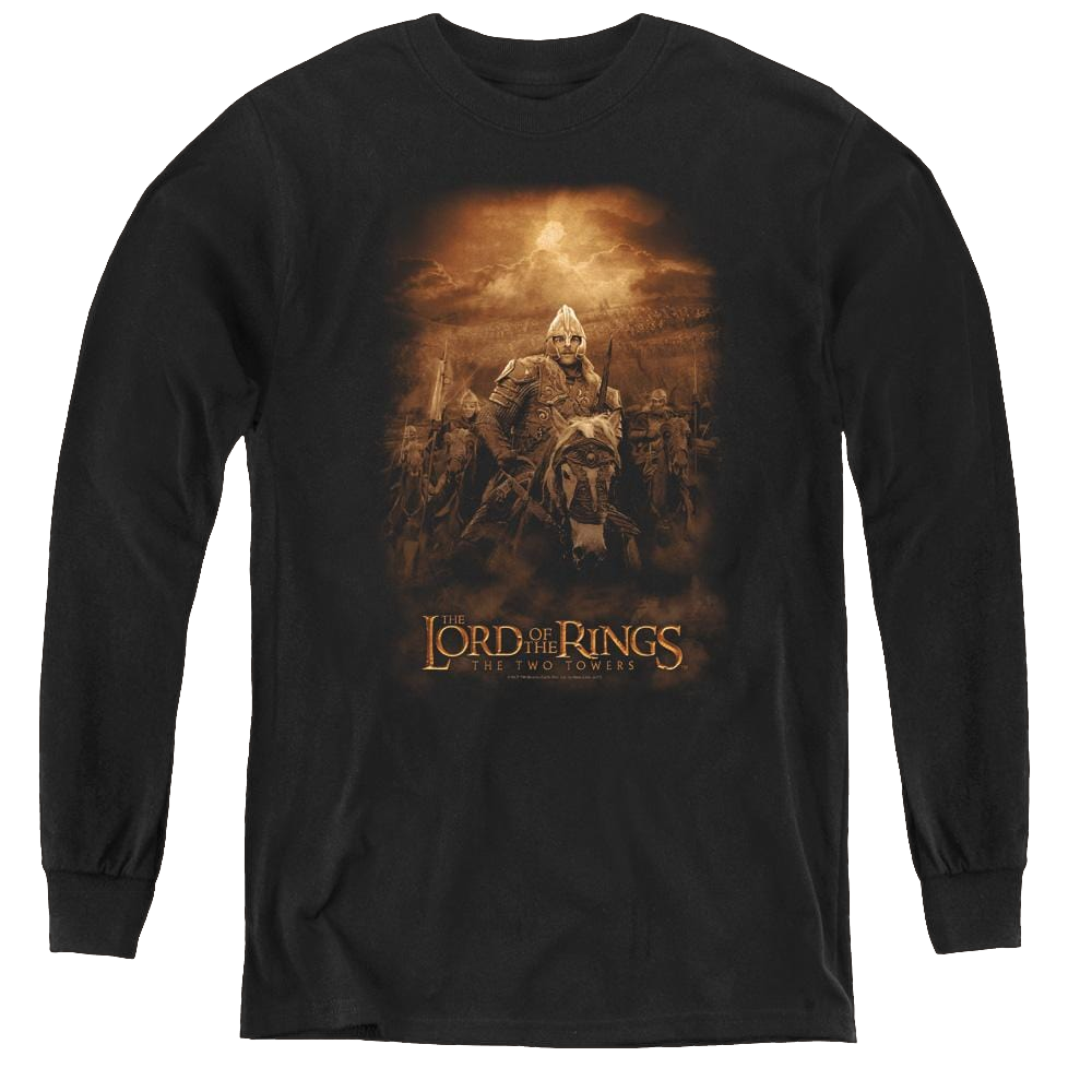 Lord Of The Rings Trilogy, The Riders Of Rohan - Youth Long Sleeve T-Shirt Youth Long Sleeve T-Shirt Lord Of The Rings   