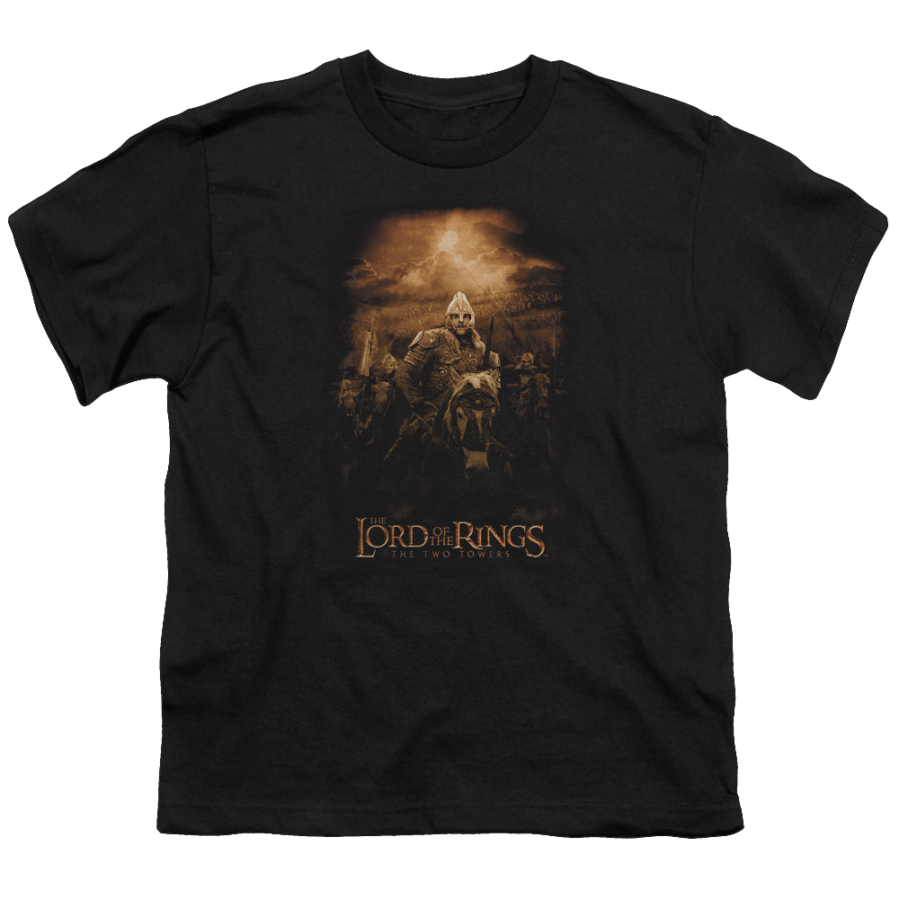 Lord of the Rings Trilogy, The Riders Of Rohan - Youth T-Shirt Youth T-Shirt (Ages 8-12) Lord Of The Rings   