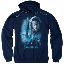 Lord of the Rings King In The Making Pullover Hoodie Pullover Hoodie Lord Of The Rings   