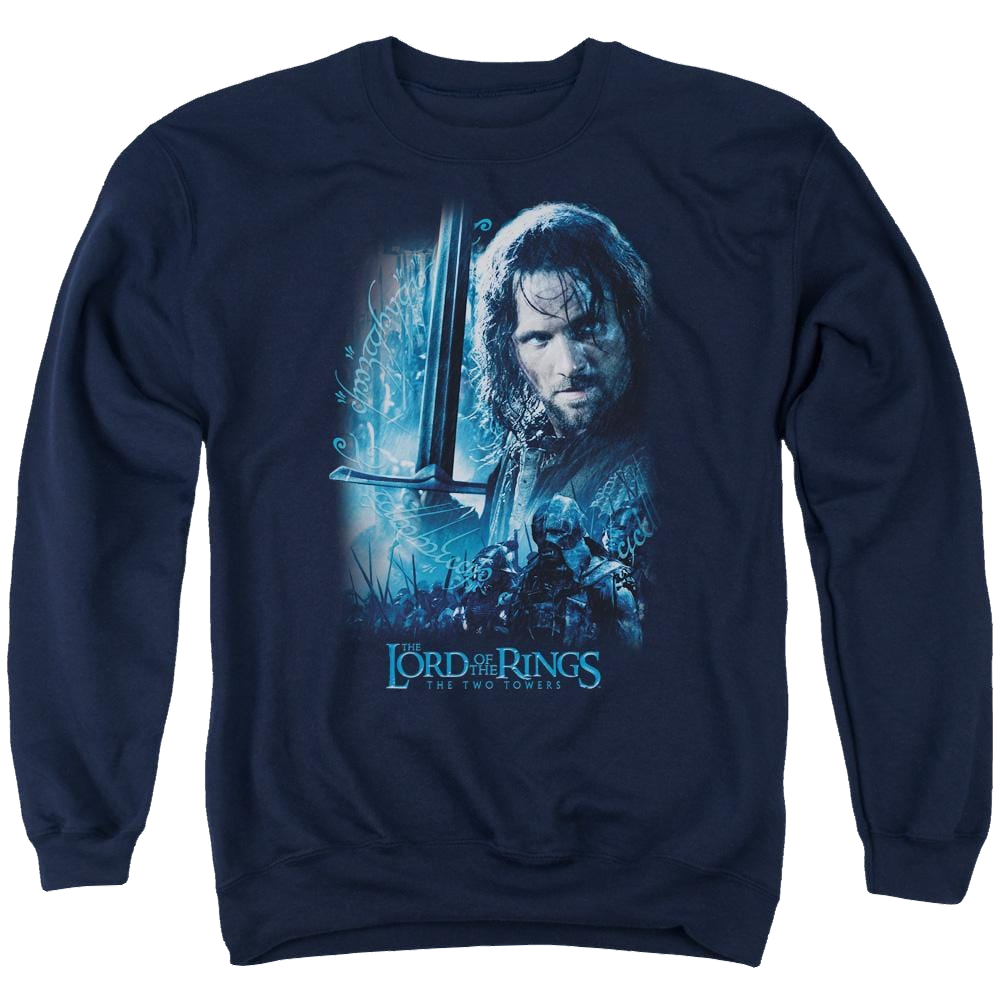 Lord of the Rings King In The Making Men's Crewneck Sweatshirt Men's Crewneck Sweatshirt Lord Of The Rings   