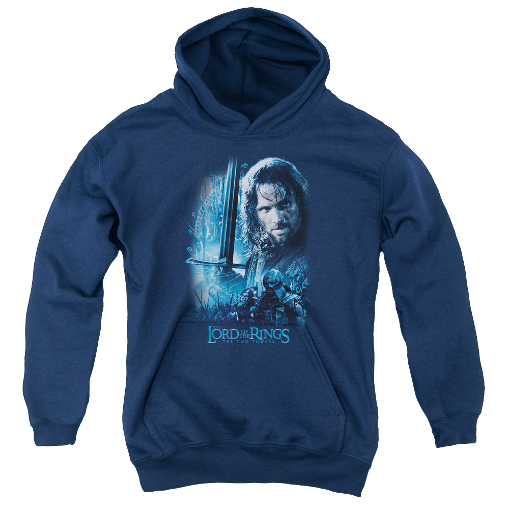 Lord of the Rings Trilogy, The King In The Making - Youth Hoodie Youth Hoodie (Ages 8-12) Lord Of The Rings   