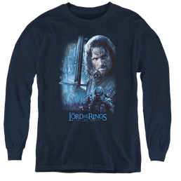 Lord Of The Rings Trilogy, The King In The Making - Youth Long Sleeve T-Shirt Youth Long Sleeve T-Shirt Lord Of The Rings   