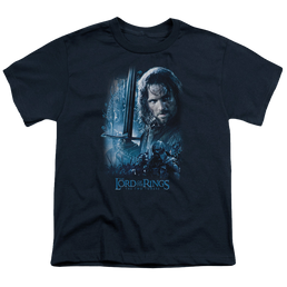 Lord of the Rings Trilogy, The King In The Making - Youth T-Shirt Youth T-Shirt (Ages 8-12) Lord Of The Rings   