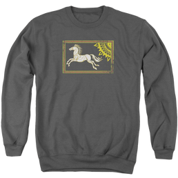 Lord of the Rings Rohan Banner Men's Crewneck Sweatshirt Men's Crewneck Sweatshirt Lord Of The Rings   