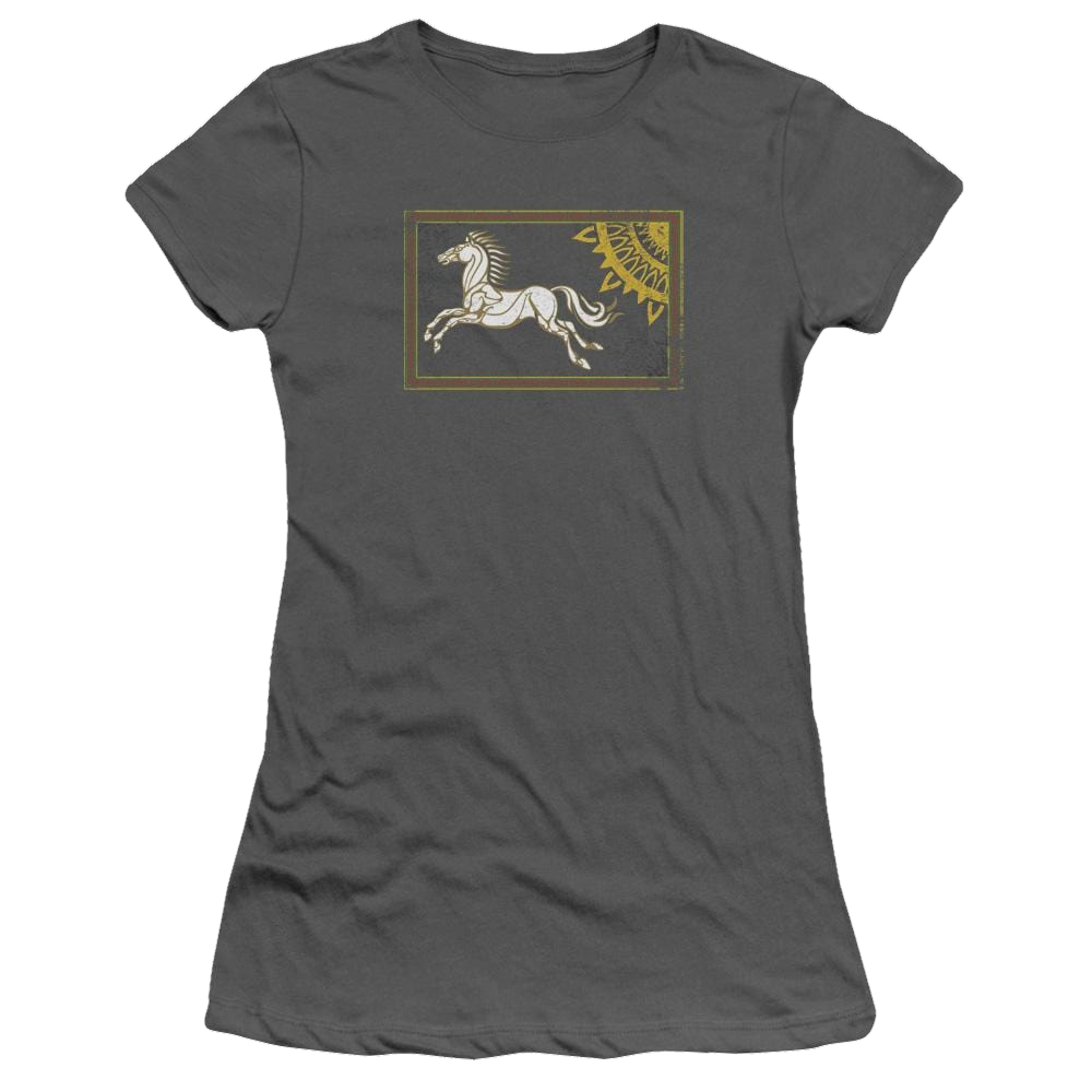 Lord of the Rings Rohan Banner Juniors T-Shirt Juniors T-Shirt Lord Of The Rings   