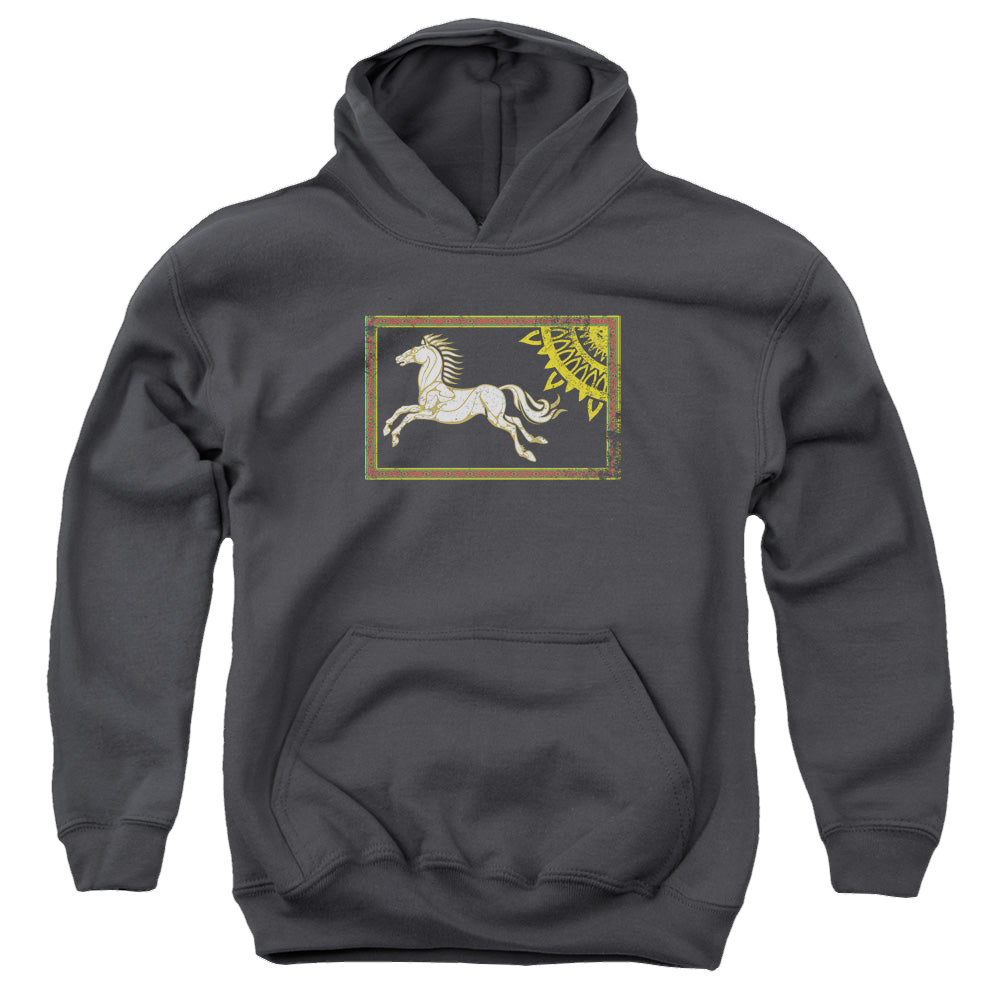 Lord of the Rings Trilogy, The Rohan Banner - Youth Hoodie Youth Hoodie (Ages 8-12) Lord Of The Rings   