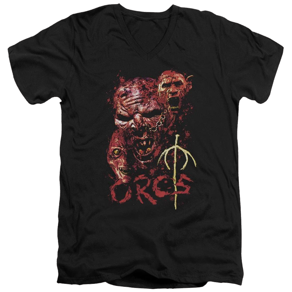 Lord of the Rings Orcs Men's V-Neck T-Shirt Men's V-Neck T-Shirt Lord Of The Rings   