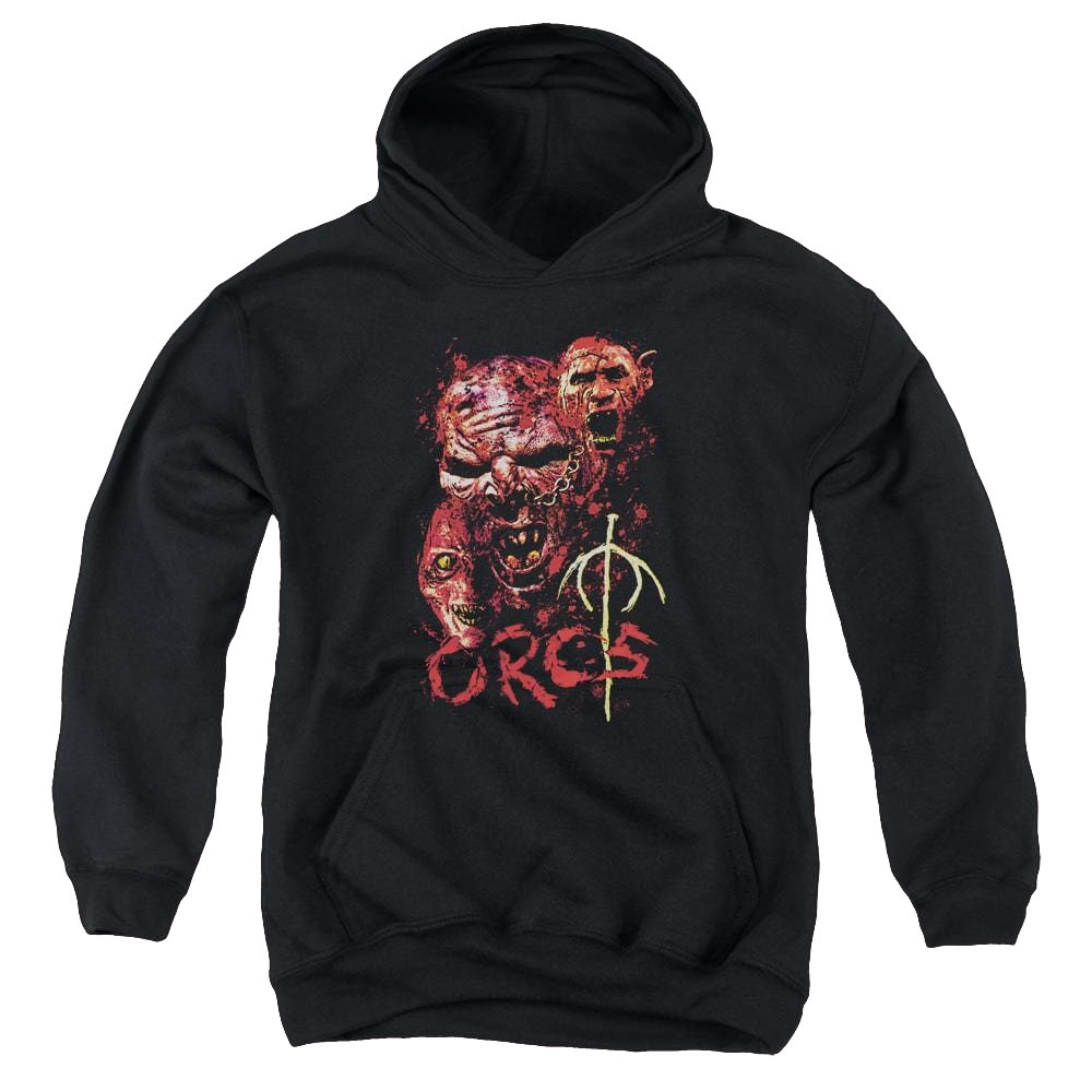 Lord Of The Rings Trilogy, The Orcs - Youth Hoodie Youth Hoodie (Ages 8-12) Lord Of The Rings   