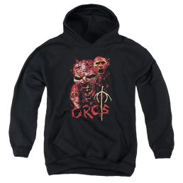 Lord Of The Rings Trilogy, The Orcs - Youth Hoodie Youth Hoodie (Ages 8-12) Lord Of The Rings   
