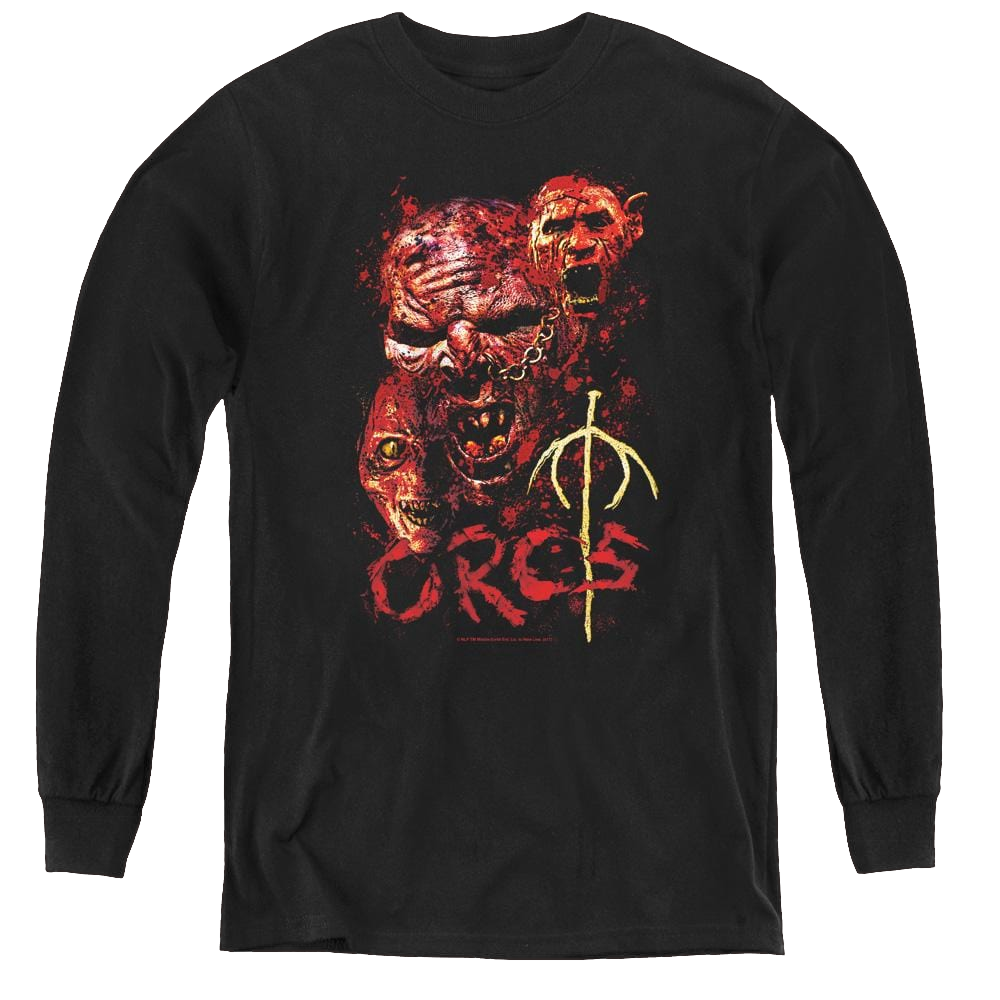 Lord Of The Rings Trilogy, The Orcs - Youth Long Sleeve T-Shirt Youth Long Sleeve T-Shirt Lord Of The Rings   