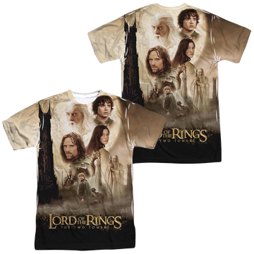 Lord of the Rings Towers Poster men's all-over print t-shirt