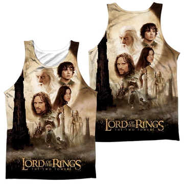 Lord of the Rings Towers Poster men's all-over print tank