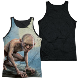 Lord of the Rings Gollum Moon Men's Black Back Tank Men's Black Back Tank Lord Of The Rings   