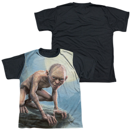 Lord of the Rings Trilogy, The Gollum Moon - Youth Black Back T-Shirt Youth Black Back T-Shirt (Ages 8-12) Lord Of The Rings   
