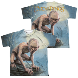 Lord of the Rings Trilogy, The Gollum Moon - Youth All-Over Print T-Shirt Youth All-Over Print T-Shirt (Ages 8-12) Lord Of The Rings   