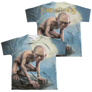 Lord of the Rings Gollum Moon youth all-over print t-shirt for ages 8 to 12