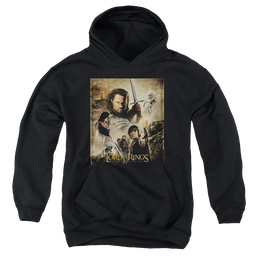 Lord of the Rings Trilogy, The Rotk Poster - Youth Hoodie Youth Hoodie (Ages 8-12) Lord Of The Rings   