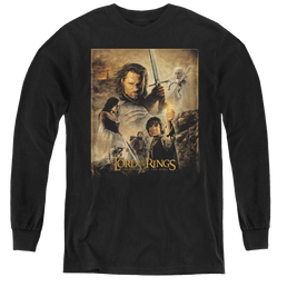 Lord Of The Rings Trilogy, The Rotk Poster - Youth Long Sleeve T-Shirt Youth Long Sleeve T-Shirt Lord Of The Rings   