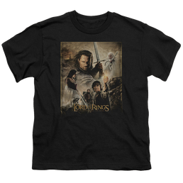 Lord of the Rings Trilogy, The Rotk Poster - Youth T-Shirt Youth T-Shirt (Ages 8-12) Lord Of The Rings   