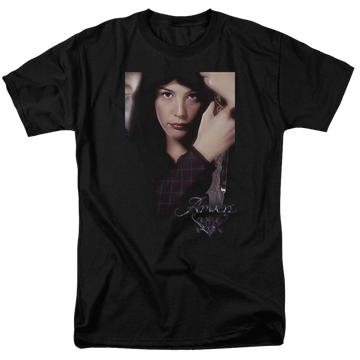 Black men's regular fit t-shirt with Lord of the Rings Arwen graphic