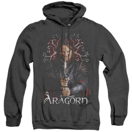 Lord Of The Rings Trilogy, The Aragorn - Heather Pullover Hoodie Heather Pullover Hoodie Lord Of The Rings   