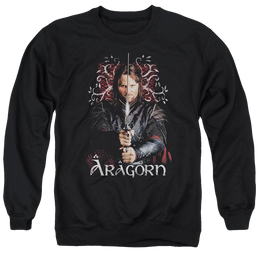 Lord of the Rings Aragorn Men's Crewneck Sweatshirt Men's Crewneck Sweatshirt Lord Of The Rings   