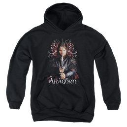 Lord of the Rings Trilogy, The Aragorn - Youth Hoodie Youth Hoodie (Ages 8-12) Lord Of The Rings   