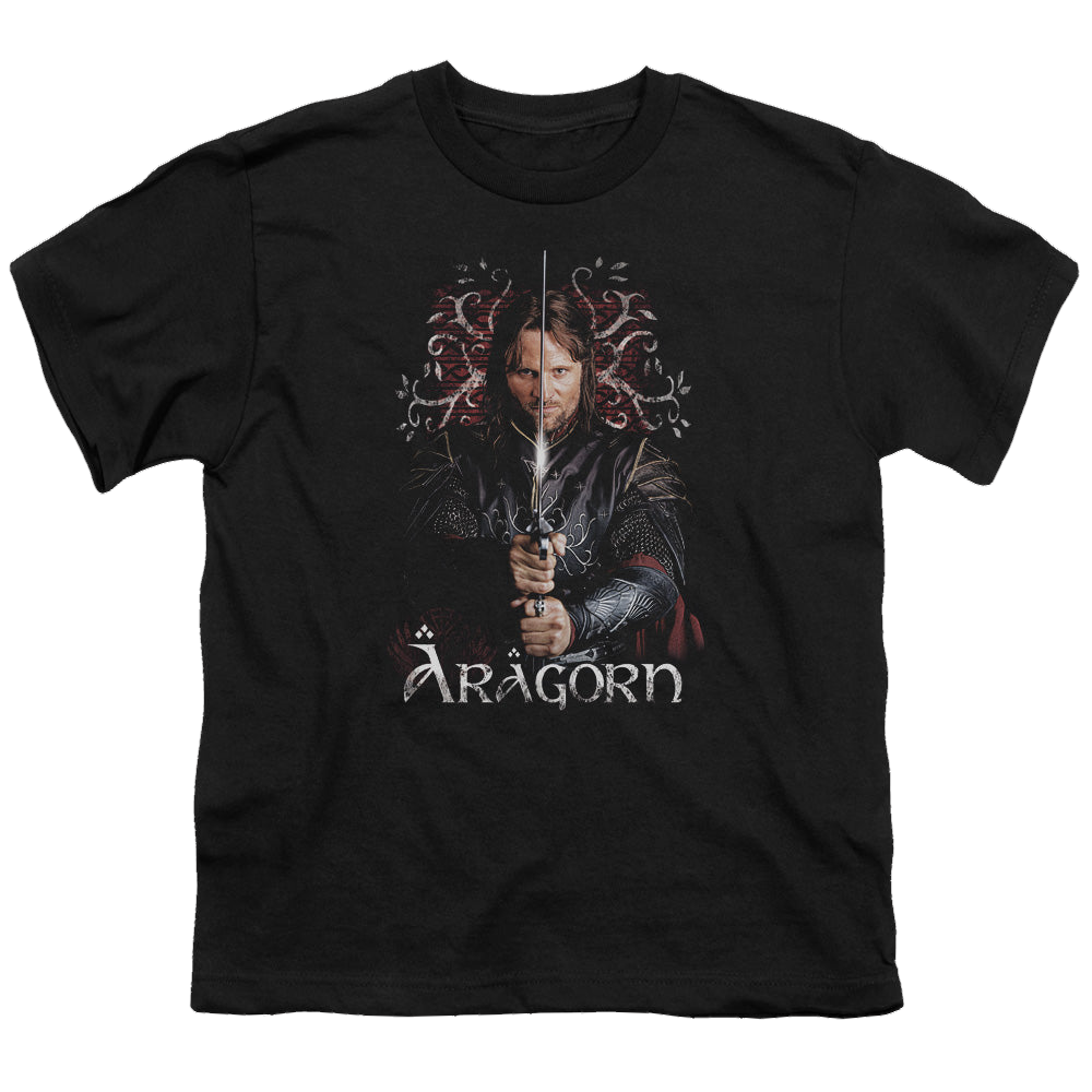 Lord of the Rings Trilogy, The Aragorn - Youth T-Shirt Youth T-Shirt (Ages 8-12) Lord Of The Rings   
