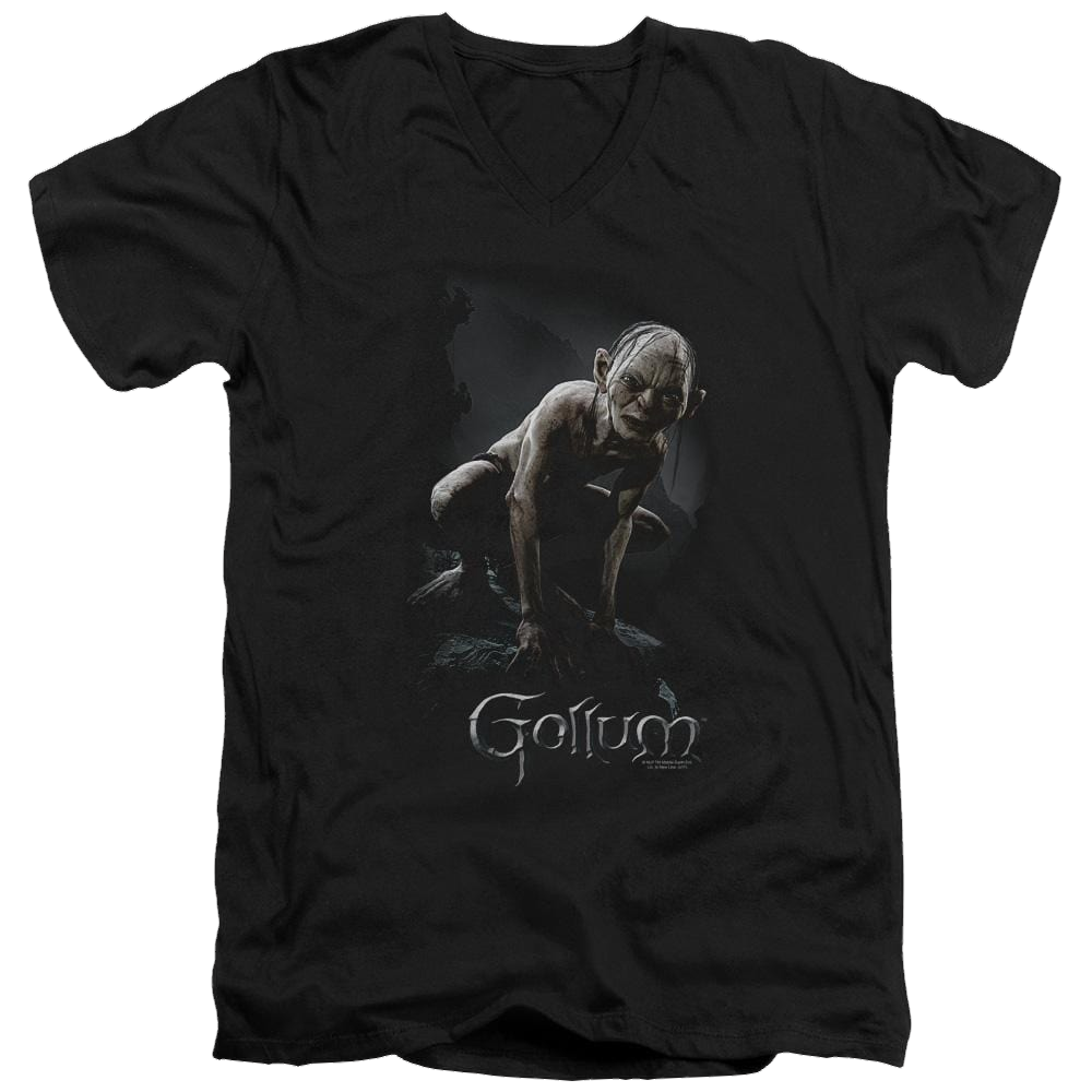 Lord of the Rings Gollum Men's V-Neck T-Shirt Men's V-Neck T-Shirt Lord Of The Rings   