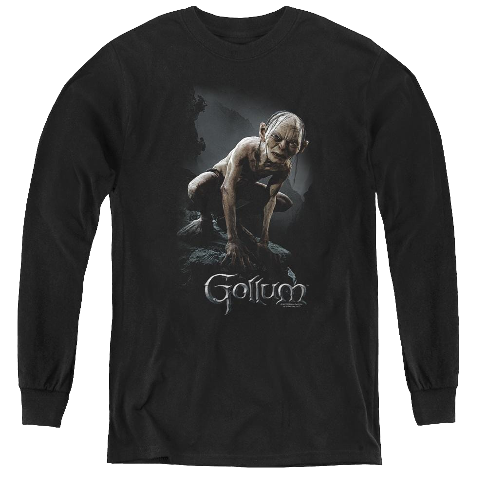 Lord Of The Rings Trilogy, The Gollum - Youth Long Sleeve T-Shirt Youth Long Sleeve T-Shirt Lord Of The Rings   