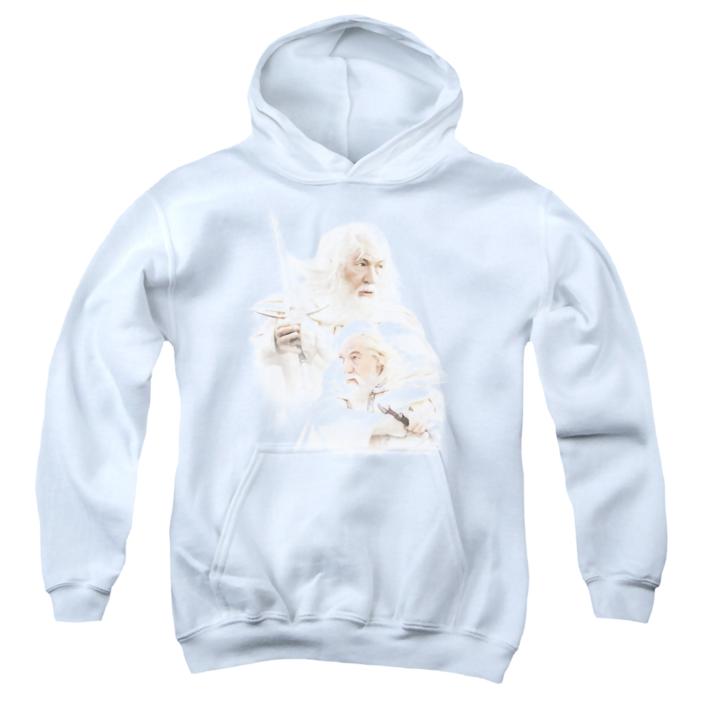 Lord of the Rings Trilogy, The Gandalf The White - Youth Hoodie Youth Hoodie (Ages 8-12) Lord Of The Rings   