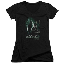 Lord of the Rings Witch King Juniors V-Neck T-Shirt Juniors V-Neck T-Shirt Lord Of The Rings   