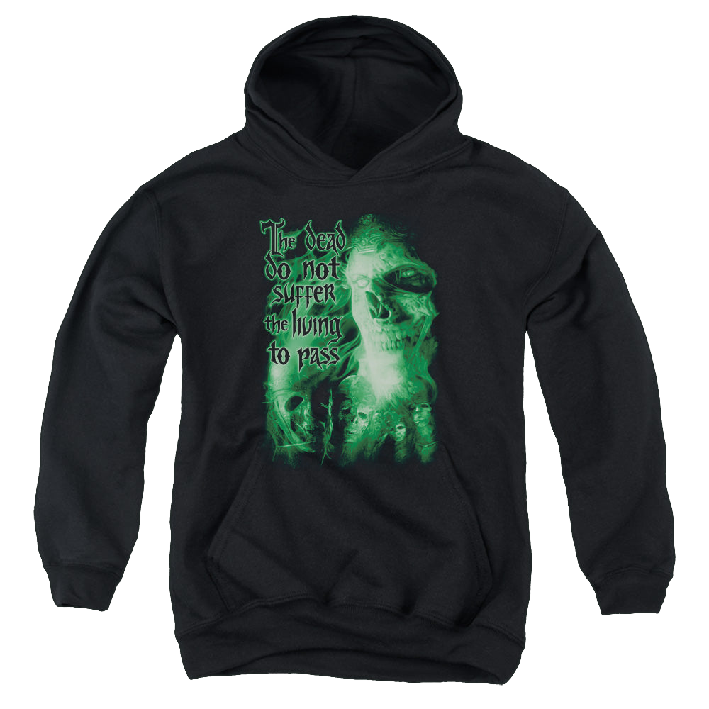 Lord of the Rings Trilogy, The King Of The Dead - Youth Hoodie Youth Hoodie (Ages 8-12) Lord Of The Rings   
