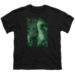 Lord of the Rings Trilogy, The King Of The Dead - Youth T-Shirt Youth T-Shirt (Ages 8-12) Lord Of The Rings   