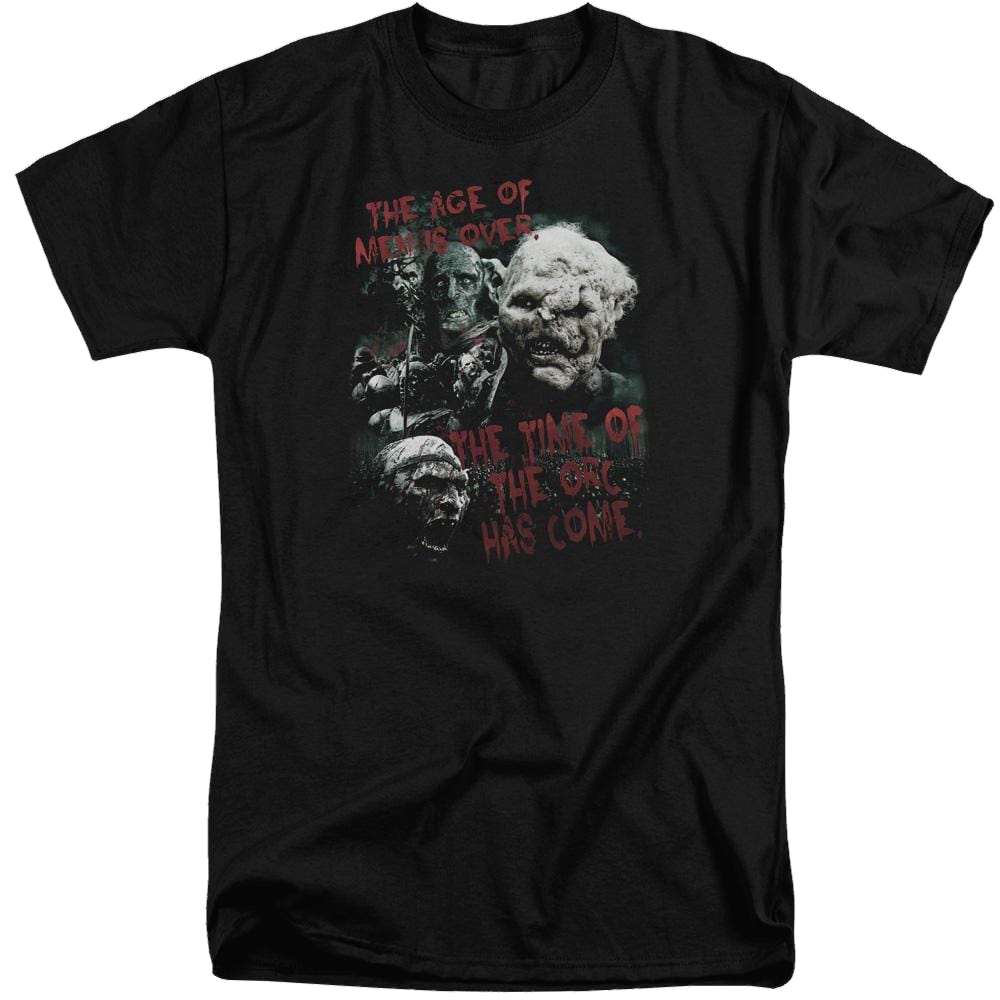 Lord of the Rings Time Of The Orc Men's Tall Fit T-Shirt Men's Tall Fit T-Shirt Lord Of The Rings   