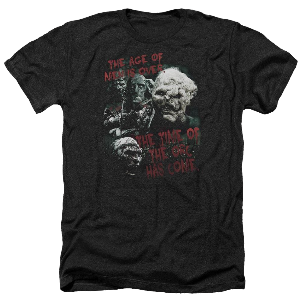 Lord of the Rings Time Of The Orc Men's Heather T-Shirt Men's Heather T-Shirt Lord Of The Rings   