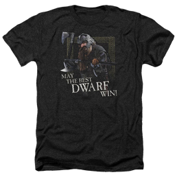 Lord of the Rings The Best Dwarf Men's Heather T-Shirt Men's Heather T-Shirt Lord Of The Rings   