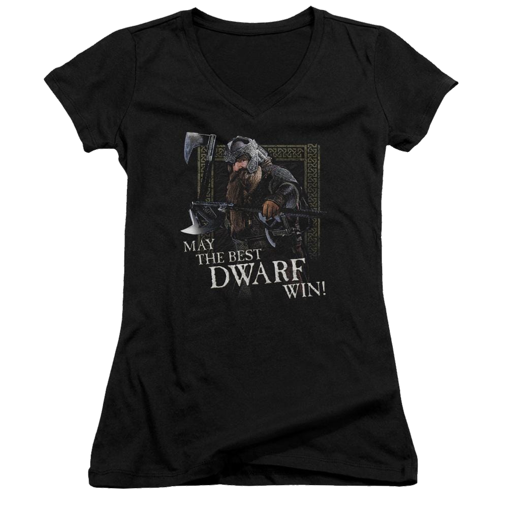 Lord of the Rings The Best Dwarf Juniors V-Neck T-Shirt Juniors V-Neck T-Shirt Lord Of The Rings   