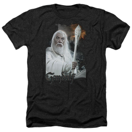 Lord of the Rings Gandalf Men's Heather T-Shirt Men's Heather T-Shirt Lord Of The Rings   