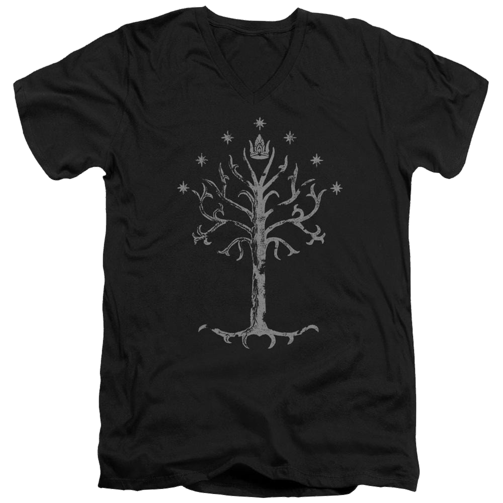 Lord of the Rings Tree Of Gondor Men's V-Neck T-Shirt Men's V-Neck T-Shirt Lord Of The Rings   