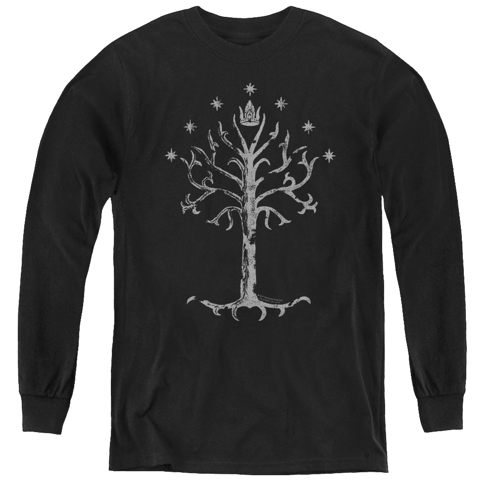 Lord Of The Rings Trilogy, The Tree Of Gondor - Youth Long Sleeve T-Shirt Youth Long Sleeve T-Shirt Lord Of The Rings   