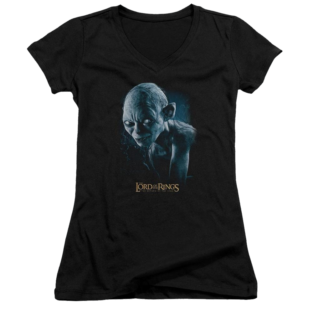 Lord of the Rings Sneaking Juniors V-Neck T-Shirt Juniors V-Neck T-Shirt Lord Of The Rings   