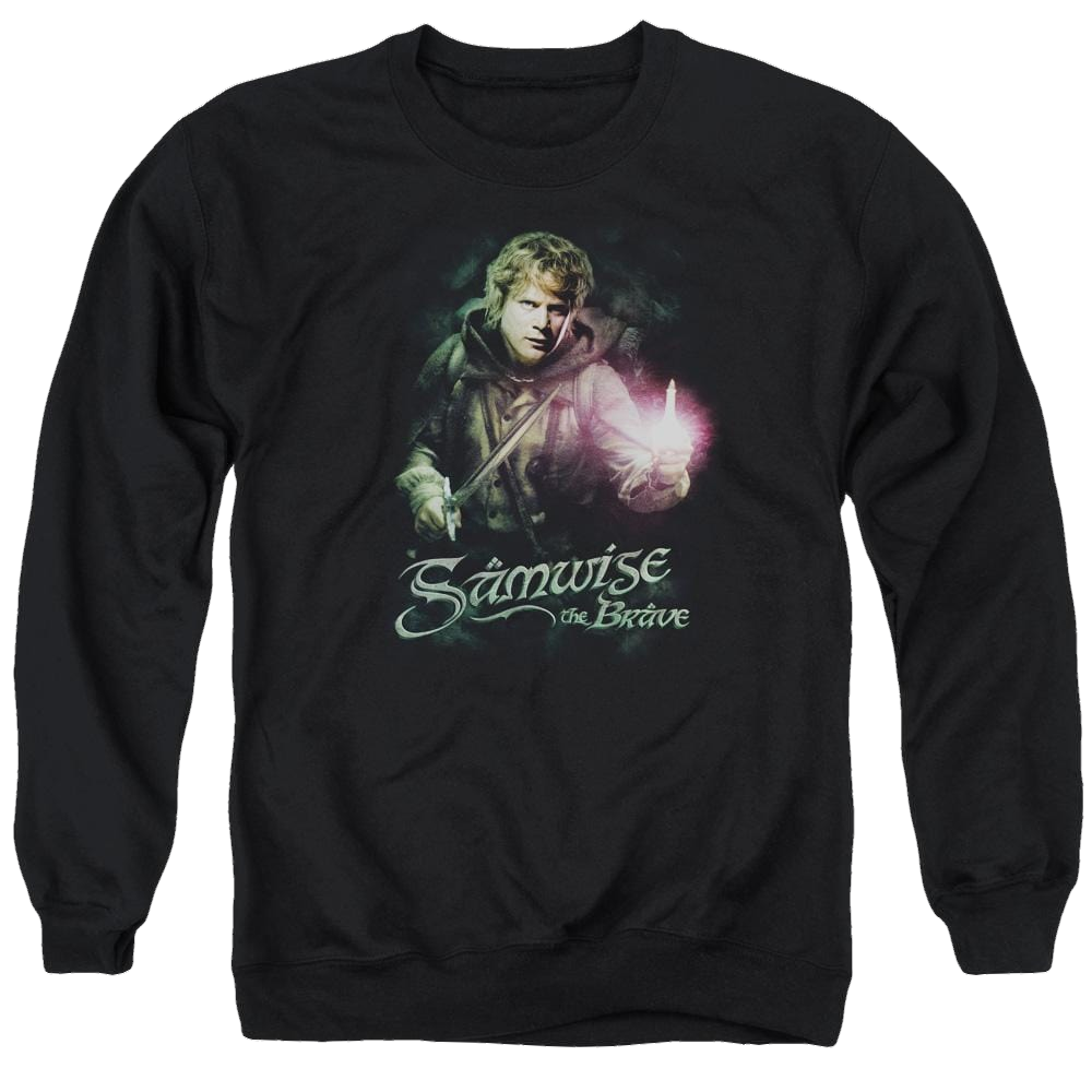Lord of the Rings Samwise The Brave Men's Crewneck Sweatshirt Men's Crewneck Sweatshirt Lord Of The Rings   