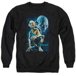 Lord of the Rings Smeagol Men's Crewneck Sweatshirt Men's Crewneck Sweatshirt Lord Of The Rings   