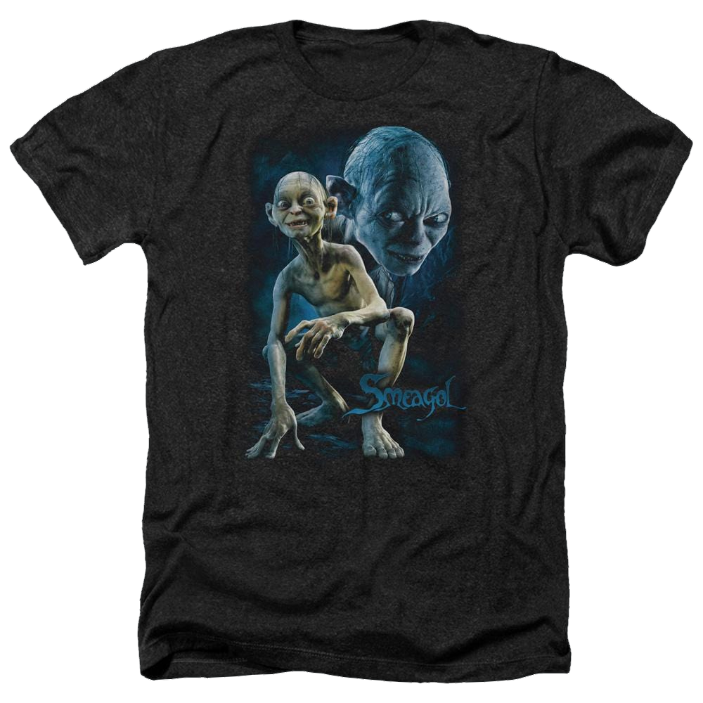Lord of the Rings Smeagol Men's Heather T-Shirt Men's Heather T-Shirt Lord Of The Rings   