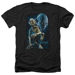 Lord of the Rings Smeagol Men's Heather T-Shirt Men's Heather T-Shirt Lord Of The Rings   