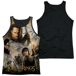 Lord of the Rings King Poster Men's Black Back Tank Men's Black Back Tank Lord Of The Rings   