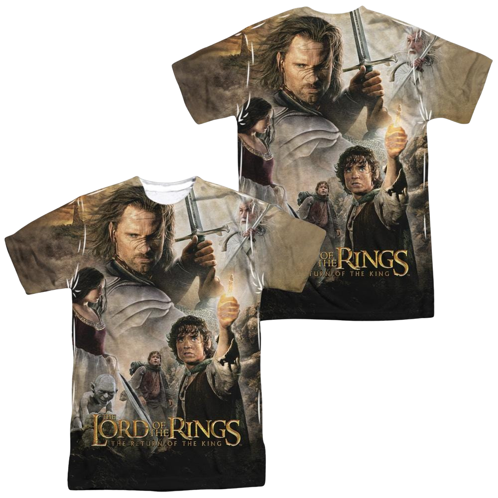Lord of the Rings King Poster Men's All Over Print T-Shirt Men's All-Over Print T-Shirt Lord Of The Rings   