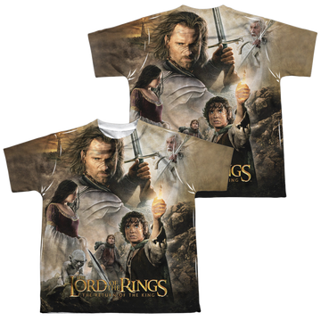 Lord of the Rings King Poster youth all-over print t-shirt for ages 8 to 12